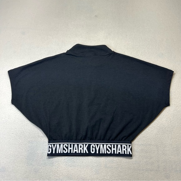 GYMSHARK Recess Crop 1/2 Zip Top Black Size S - Picture 11 of 12